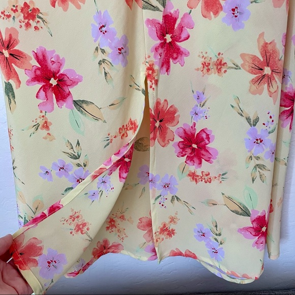 White Stag Floral Semi-Sheer Dress Size 14 - Picture 4 of 6